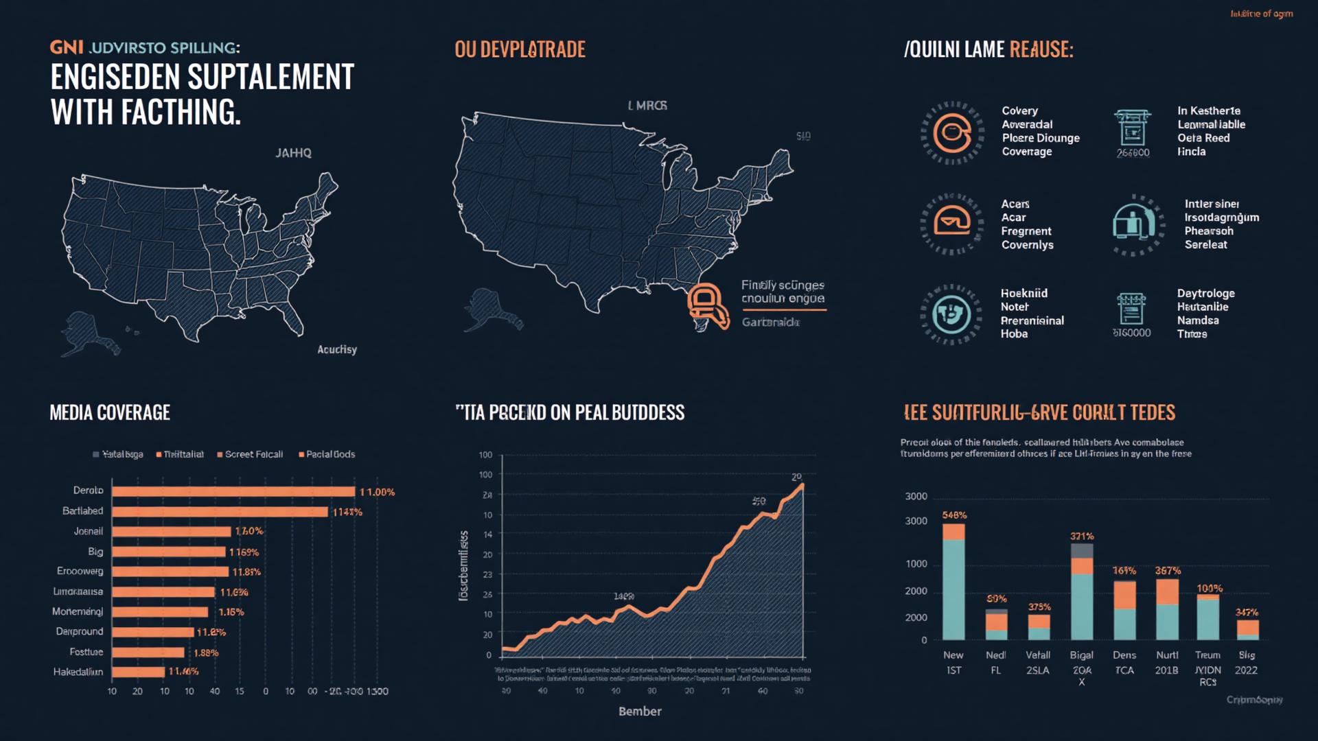 Data visualization showing journalist engagement patterns and media coverage trends