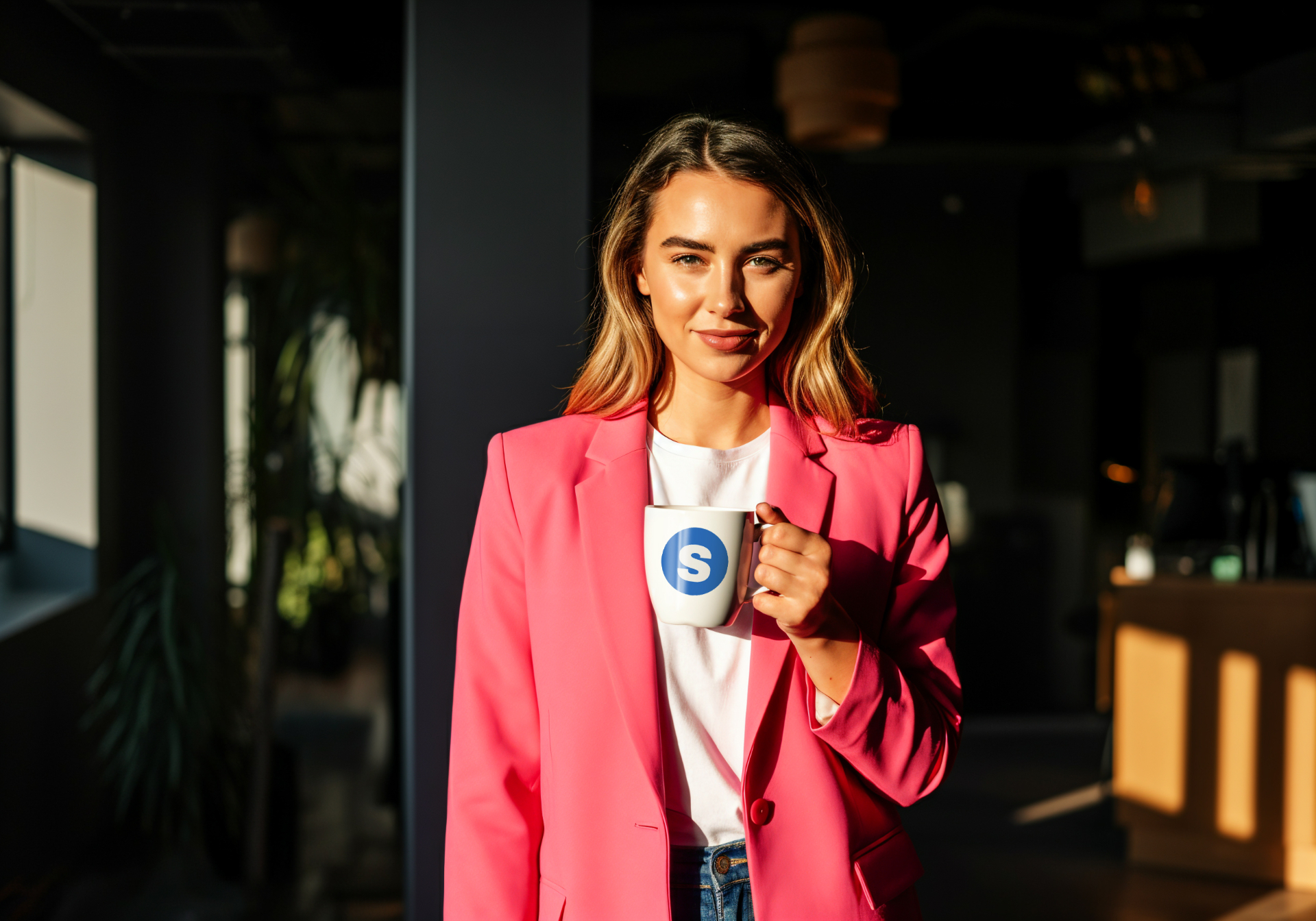 Successful startup founder with media coverage